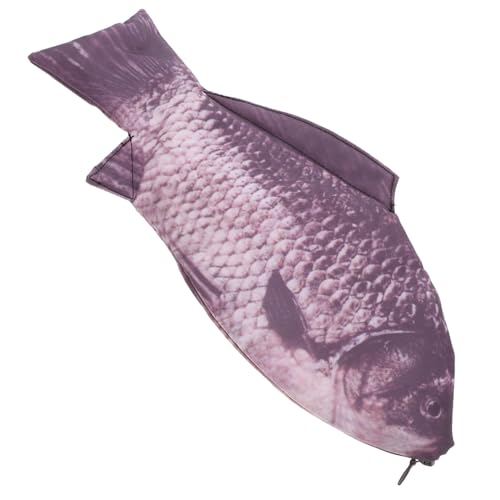 LIGHTAOTAO Funny Carp Fish Pencil Case Mit Reißverschluss Kreativer Federmäppchen Für Schule Und Als Make-up Tasche Oder Schreibwaren Organizer von LIGHTAOTAO