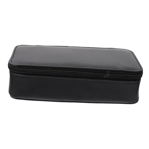LIGHTAOTAO Großes Doppellagiges Federmäppchen mit Hoher Kapazität Multifunktionaler Organizer für Schreibwaren Leichter Schüler Stiftehalter Klassisches Pencil Case Schwarz von LIGHTAOTAO