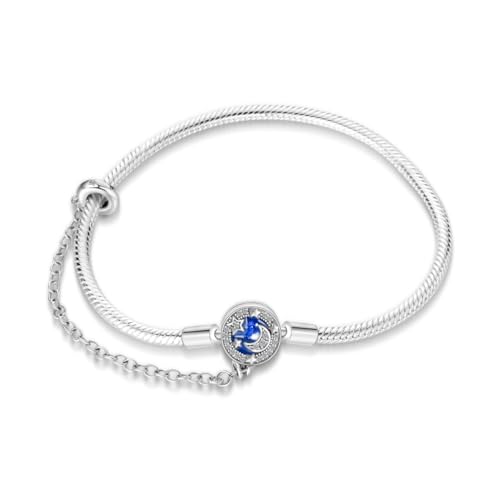 LIGHTDOG 925 Silber Schlange Kette Armbänder für Pandora Fit European Charms Armbänder Bead Silber Armbänder für Frauen Geschenk für Angehörige von LIGHTDOG