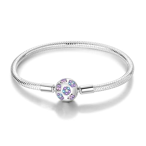 LIGHTDOG 925 Silber Schlange Kette Armbänder für Pandora Fit European Charms Armbänder Perlen Sterling Silber Armbänder für Frauen Geschenk für Angehörige von LIGHTDOG