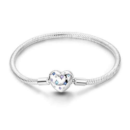 LIGHTDOG 925 Silber Schlange Kette Armbänder für Pandora Fit European Charms Armbänder Perlen Sterling Silber Armbänder für Frauen Geschenk für Angehörige LIGHTDOG 925 Silber Schlange Kette Armbänder für Pandora Fit European Charms Armbänder Perlen Sterling Silber Armbänder für Frauen Geschenk für Angehörige von LIGHTDOG