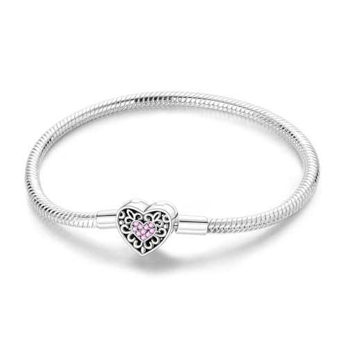 LIGHTDOG 925 Silber Schlange Kette Armband für Pandora Geeignet für europäische Charms Armband Perlen Geschenk für Frauen LIGHTDOG 925 Silber Schlange Kette Armband für Pandora Geeignet für europäische Charms Armband Perlen Geschenk für Frauen von LIGHTDOG