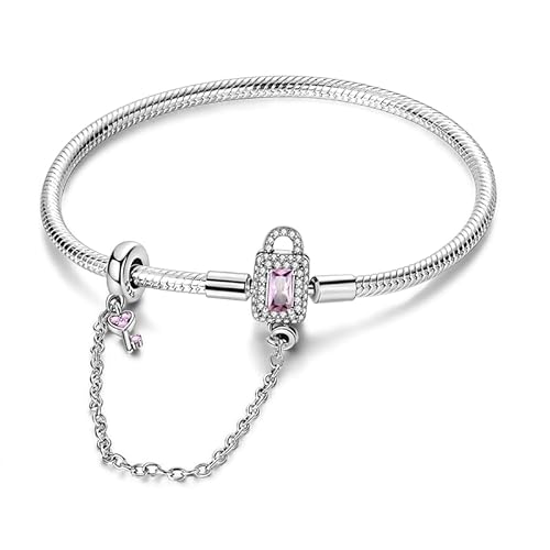 LIGHTDOG 925 Silber Schlange Kette Armband für Pandora Geeignet für europäische Charms Armband Perlen Geschenk für Frauen LIGHTDOG 925 Silber Schlange Kette Armband für Pandora Geeignet für europäische Charms Armband Perlen Geschenk für Frauen von LIGHTDOG