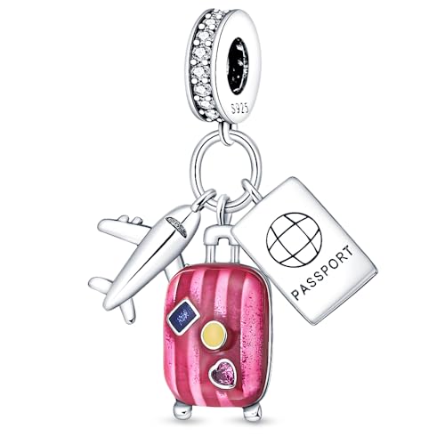 LIGHTDOG 925 Sterling Silber Charms für Armbänder, kompatibel mit europäischen Armbändern und passt zu Pandora Charms Armbänder für Frauen Mädchen von LIGHTDOG