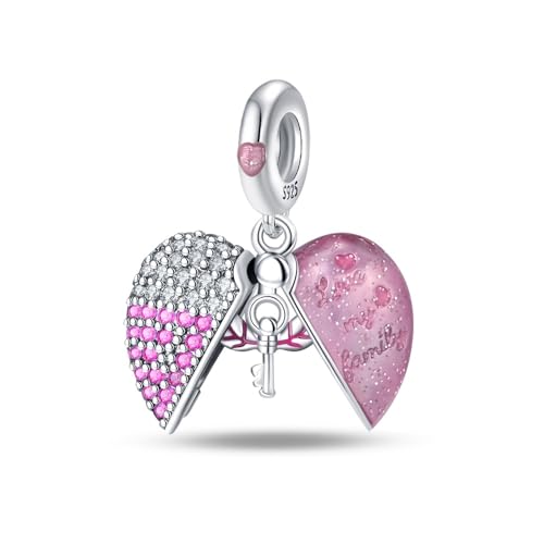LIGHTDOG 925 Sterling Silber Charms für Armbänder Beads Anhänger Kompatibel mit europäischen Armbändern Passt Pandora Charms Armbänder für Frauen Mädchen von LIGHTDOG