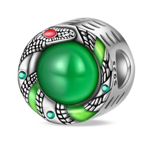 LIGHTDOG 925 Sterling Silber Charms für Armbänder Beads Anhänger Kompatibel mit europäischen Armbändern Passt Pandora Charms Armbänder für Frauen Mädchen von LIGHTDOG