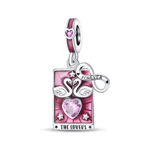 LIGHTDOG Charm Anhänger Damen 925 Sterling Silber für Armband Charms Beads passend für Pandora Armband Kompatibel mit Europäischen Armbänder für Frauen Weihnachten Geschenke Charms von LIGHTDOG