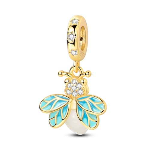 LIGHTDOG Charm Anhänger Damen 925 Sterling Silber für Armband Charms Beads passend für Pandora Armband Kompatibel mit Europäischen Armbänder für Frauen Weihnachten Geschenke Charms von LIGHTDOG