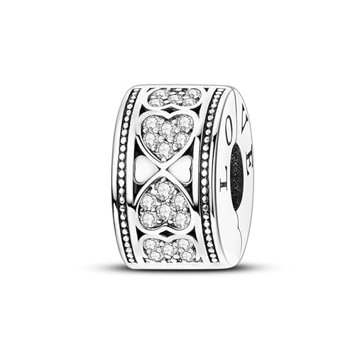 LIGHTDOG Charm Anhänger Damen 925 Sterling Silber für Armband Charms Beads passend für Pandora Armband Kompatibel mit Europäischen Armbänder für Frauen Weihnachten Geschenke Charms von LIGHTDOG
