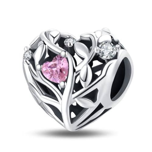 LIGHTDOG Charm Anhänger Damen 925 Sterling Silber für Armband Charms Beads passend für Pandora Armband Kompatibel mit Europäischen Armbänder für Frauen Weihnachten Geschenke Charms von LIGHTDOG