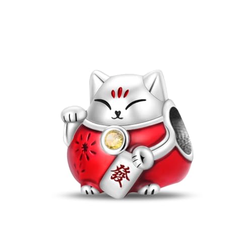 LIGHTDOG Charm Anhänger Damen 925 Sterling Silber für Armband Charms Beads passend für Pandora Armband Kompatibel mit Europäischen Armbänder für Frauen Weihnachten Geschenke Charms von LIGHTDOG