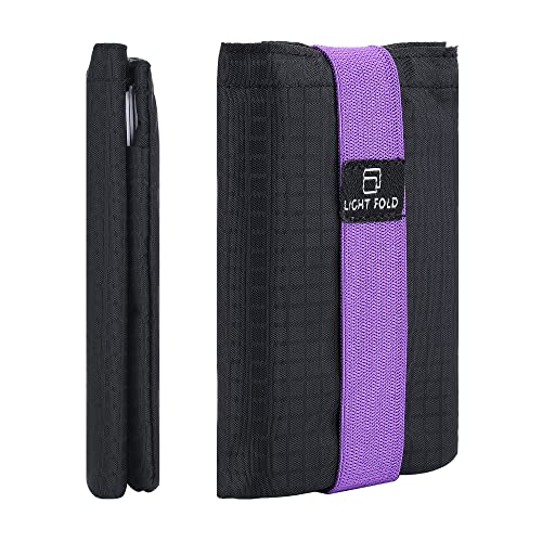 LIGHT FOLD Slim Wallet Geldbörse - Ultra Dünn Herren Portemonnaie Kleine Geldbeutel - Kartenetui mit RFID-Schutz - Minimalist Dreifachgefaltete Brieftasche Front Pocket Wallets von LIGHT FOLD