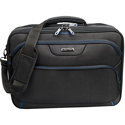 Lightpak 46029 "Executive Line Laptoptasche Lima, Hergestellt aus Polyester, Notebooktasche für Laptops bis 17 Zoll, Businesstasche, Tasche, Umhängetasche, Schultergurt, ca. 44 x 31 x 13 cm, schwarz von LIGHTPAK