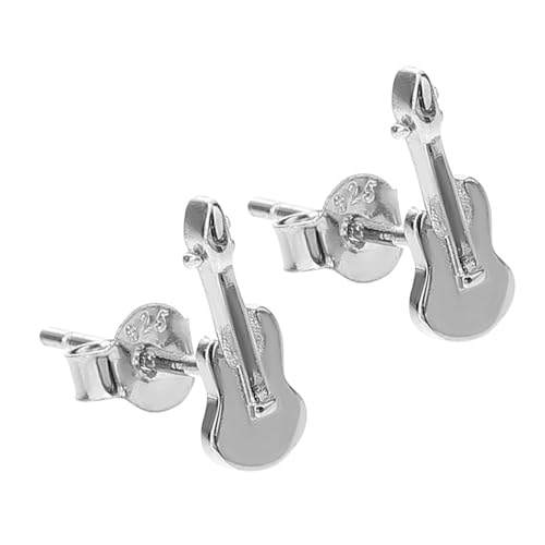 LIGIGWASH 1 Paar Gitarre Ohrstecker Silber Zucht Ohrring Ohrschmuck Ohrenschmuck Earbob Ohrentropfen Zirkon Silver LIGIGWASH 1 Paar Gitarre Ohrstecker Silber Zucht Ohrring Ohrschmuck Ohrenschmuck Earbob Ohrentropfen Zirkon Silver von LIGIGWASH