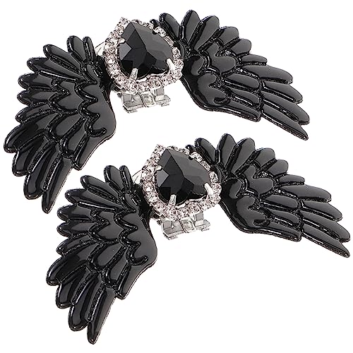 LIGIGWASH 1 Paar Rhinestone Schuhclips für Damen Dekorative Schuhschnallen mit Engelsflügel und für Hochzeit Partys Geburtstagsfeiern und Besondere Anlässe von LIGIGWASH