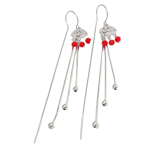 LIGIGWASH 1 Paar Vintage Safe Lock Ohrringe mit Langen Quasten und Kreative Hängende Ohrringe für Frauen für Geburtstage Jubiläen und Feiertage von LIGIGWASH