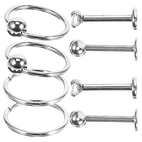 LIGIGWASH 1 Satz Teiliges Set Nasenringe für Frauen Verstellbare Piercing Ringe für Nase Ohr Helix Praktische Schmuckstücke für LIGIGWASH 1 Satz Teiliges Set Nasenringe für Frauen Verstellbare Piercing Ringe für Nase Ohr Helix Praktische Schmuckstücke für von LIGIGWASH