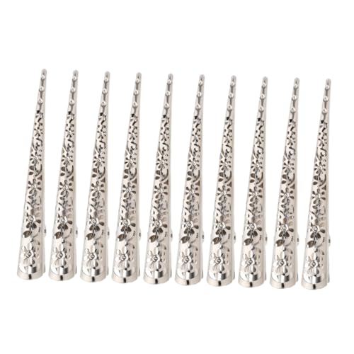 LIGIGWASH 10 Krokodilklemmen Für Haare: Haarspangen Metall – Haarschmuck Hohlem Metall Für Hochzeiten, Partys Und Alltägliche Styling von LIGIGWASH