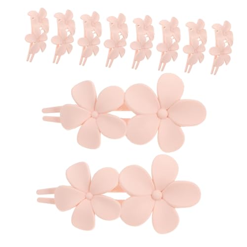 LIGIGWASH 10 Stück Große Matte Blumen Haarklammern für Frauen Rutschfeste Seitenclips für Zartes und Dickes Haar Modische Haarschmuck accessoires für Alltag und Besondere Anlässe von LIGIGWASH