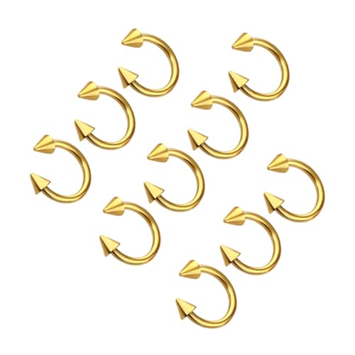 LIGIGWASH 10 Stück Nasen und Ohrpiercing Schmuck aus C Förmige Nasenringe und Ohrknorpelstecker Hautfreundlich Modisch für Damen und Herren für Party und Alltag LIGIGWASH 10 Stück Nasen und Ohrpiercing Schmuck aus C Förmige Nasenringe und Ohrknorpelstecker Hautfreundlich Modisch für Damen und Herren für Party und Alltag von LIGIGWASH