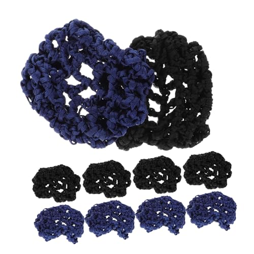 LIGIGWASH 10 Stück Teiliges Haarnetz für Dutt Damen Haarknoten netz Ballett Haarnetz für Pflegekräfte Bankangestellte Flugpersonal Stabiles Dickes Elastisches für Professionelles Styling von LIGIGWASH