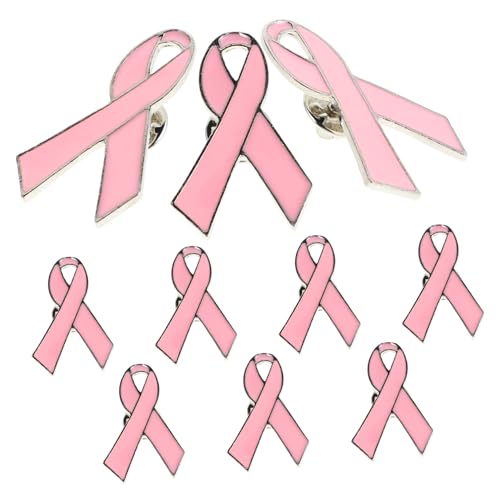 LIGIGWASH 10 Stück Teiliges Ribbon Broschen für Frauen Anstecknadeln zur Unterstützung von Brustkrebs Bewusstsein Modisches Accessoire für Veranstaltungen und Kampagnen LIGIGWASH 10 Stück Teiliges Ribbon Broschen für Frauen Anstecknadeln zur Unterstützung von Brustkrebs Bewusstsein Modisches Accessoire für Veranstaltungen und Kampagnen von LIGIGWASH