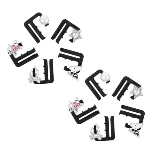 LIGIGWASH 10 Stück Teiliges Verstellbare Taillenknöpfe Clips für Jeans Hosen Röcke kein Nähen Abnehmbare Bundkürzer für Individuelle Weitenanpassung Sicherer Halt Einfaches Anbringen von LIGIGWASH