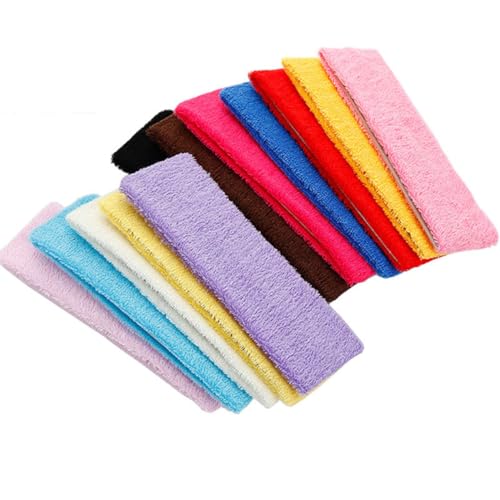 LIGIGWASH 12 Stück Teiliges Elastisches Sport Haarband Farbige Stirnbänder mit Schweißabsorption Atmungsaktiv und Dehnbar Vielseitig für Yoga Laufen Fitness für Damen und Mädchen von LIGIGWASH