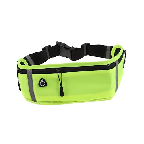 LIGIGWASH 1Er-Packung laufende Bauchtasche Wasserdicht Sport Strand Multifunktional Hüfte mit Jogging Handytasche Outdoor Bauchtasche Taillen-Handytasche Tailentasche für Männer Green von LIGIGWASH
