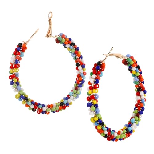 LIGIGWASH Zarte Harz-ohrringe Für Damen Bohemischer Perlen-ohrschmuck Schicke Ohrringe Für Partys Modenschauen Und Reisen von LIGIGWASH