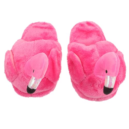 LIGIGWASH 1Paar Damen Hausschuhe Flamingo Flauschige Gemütliche Pantoffeln Memory Rutschfeste Sohle für Drinnen Komfort für Entspannte Zuhause LIGIGWASH 1Paar Damen Hausschuhe Flamingo Flauschige Gemütliche Pantoffeln Memory Rutschfeste Sohle für Drinnen Komfort für Entspannte Zuhause von LIGIGWASH