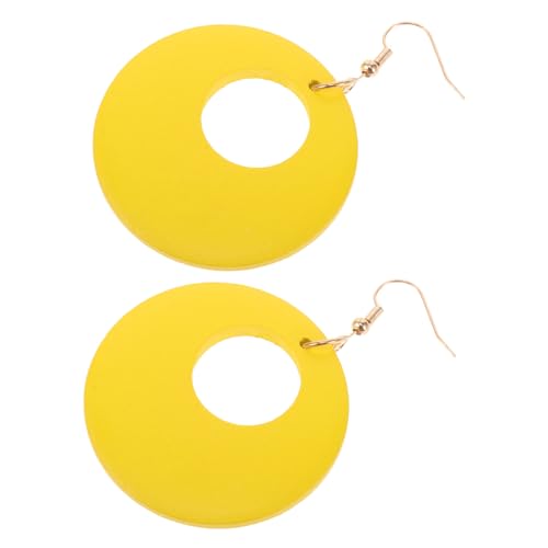 LIGIGWASH 1Paar Holzohrringe für Damen Leichte Geometrische Creolen Auffälliger Retro Statement Schmuck für Festivals Besondere Anlässe Vielseitige Ohrhänger LIGIGWASH 1Paar Holzohrringe für Damen Leichte Geometrische Creolen Auffälliger Retro Statement Schmuck für Festivals Besondere Anlässe Vielseitige Ohrhänger von LIGIGWASH