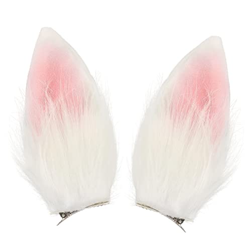 LIGIGWASH 1paar Kostümaccessoire Flauschige Kaninchenohren Haarspange Für Karneval Und Kostümpartys Kreative Und Langlebige Gestaltung Mehreren Farben Erhältlich Bequem Und Sicher Zu von LIGIGWASH
