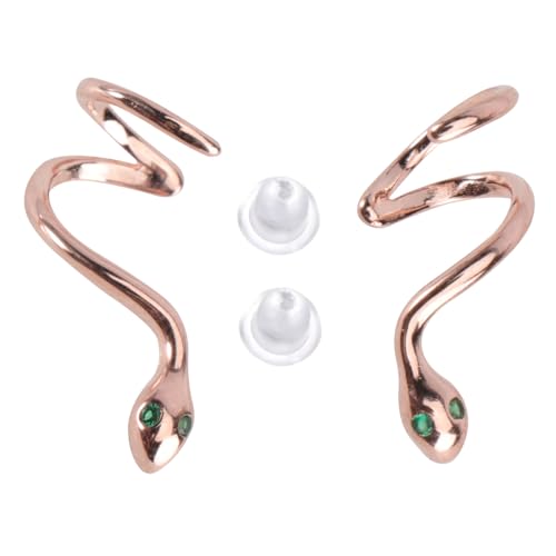 LIGIGWASH Schlangenohrringe für Damen S925 Silber Ohrhänger Leicht und Einzigartiges Design für Partys und Hochzeiten von LIGIGWASH