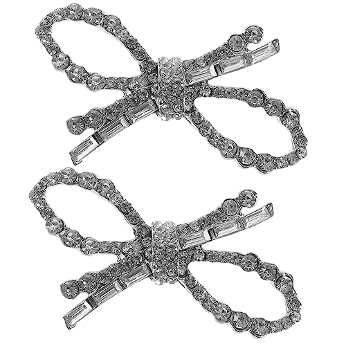 LIGIGWASH Glitzernde Strass Schleifen Schuhclips Für Damen Funkelnde Schuhschnallen Für Hochzeiten Partys Und Besondere Anlässe Vielseitig Einsetzbar Bequem Und Stylisch von LIGIGWASH