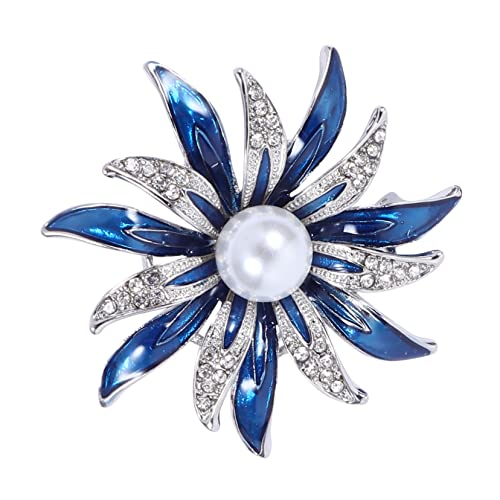 LIGIGWASH Blumenbrosche Aus Legierung Blumenförmige Dekorative Brosche Kleidungsaccessoire Corsage-ornament Geeignet Für Alltag Und Anlässe von LIGIGWASH