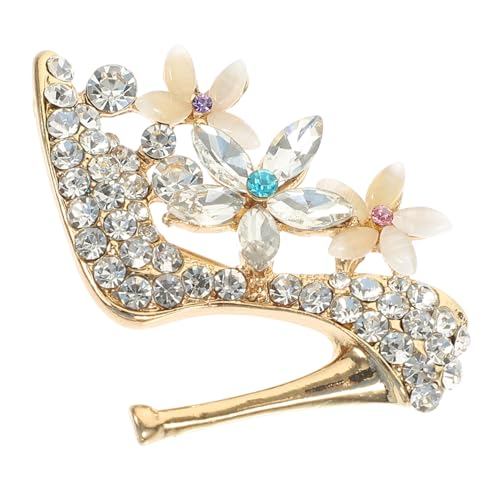 LIGIGWASH 1Stück High Heel Brosche für Damen Stilvolle Anstecknadel mit Hochwertigem Design für Kleidung Taschen Schals Perfektes von LIGIGWASH