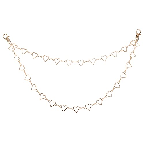 LIGIGWASH Multilayer Alloy Body Chain Mit Pfirsichherz-design Stilvolle Hosenkette Für Damen Vintage Hollow Jeanskette Für Punk Hip-hop-stil Für Jeans Lederhosen Und Kleidung Perfektes LIGIGWASH Multilayer Alloy Body Chain Mit Pfirsichherz-design Stilvolle Hosenkette Für Damen Vintage Hollow Jeanskette Für Punk Hip-hop-stil Für Jeans Lederhosen Und Kleidung Perfektes von LIGIGWASH