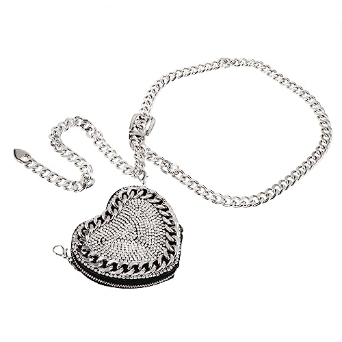 LIGIGWASH 1Stück Mini Taillentasche für Frauen Ketten Umhängetasche mit Vielseitig Einsetzbar Fanny Pack oder Crossbody Bag für Party Shopping Reisen von LIGIGWASH