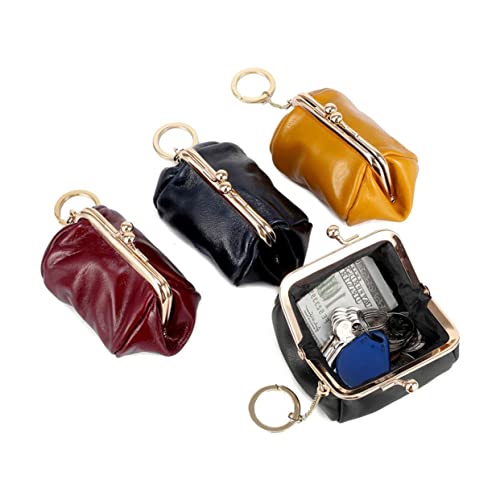 LIGIGWASH Rindsleder-geldbörse Für Damen Münztasche Mit Aufbewahrungsbox Für Kopfhörer Und Kleine Gegenstände Robustes Und Tragbares von LIGIGWASH