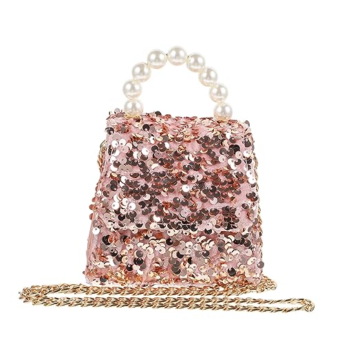 LIGIGWASH 1Stück Umhängetasche Pailletten Multifunktionale Kindertasche für Münzen Schlüssel Leichtes Design für Täglichen Gebrauch im Freien von LIGIGWASH