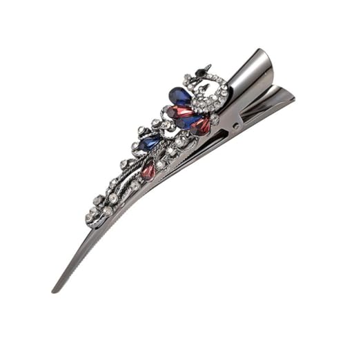 LIGIGWASH 1stück Vintage Haarklammer Mit Buntem Strass Und Entenschnabel-design Große Alloy Haarspange Für Damen Für Stilvolles Haaraccessoire LIGIGWASH 1stück Vintage Haarklammer Mit Buntem Strass Und Entenschnabel-design Große Alloy Haarspange Für Damen Für Stilvolles Haaraccessoire von LIGIGWASH