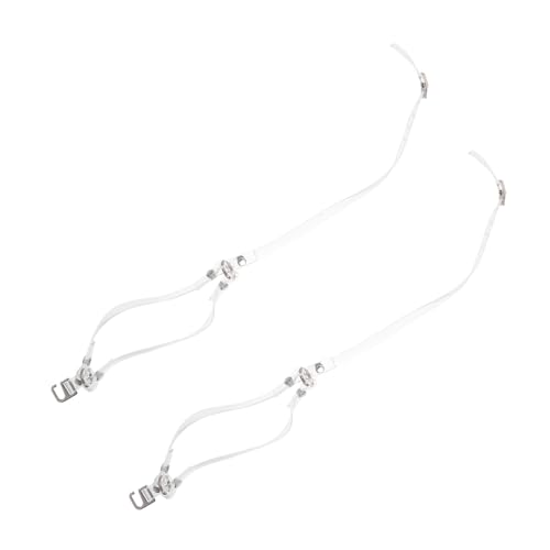 LIGIGWASH 2 Paare PU High heel Schuhriemen Damen Anti rutsch Verstellbare Anti lose Schnürsenkel Transparent für Fersenstabilität und Komfort bei High Heels von LIGIGWASH