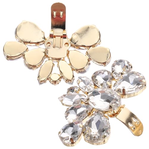 LIGIGWASH 2 Stck Schuhclips für Damen Abnehmbare Funkelnde Schuhdekoration mit Eleganten Strass designs für Hochzeitsschuhe und High Heels Langlebiges Legierungsmaterial LIGIGWASH 2 Stck Schuhclips für Damen Abnehmbare Funkelnde Schuhdekoration mit Eleganten Strass designs für Hochzeitsschuhe und High Heels Langlebiges Legierungsmaterial von LIGIGWASH