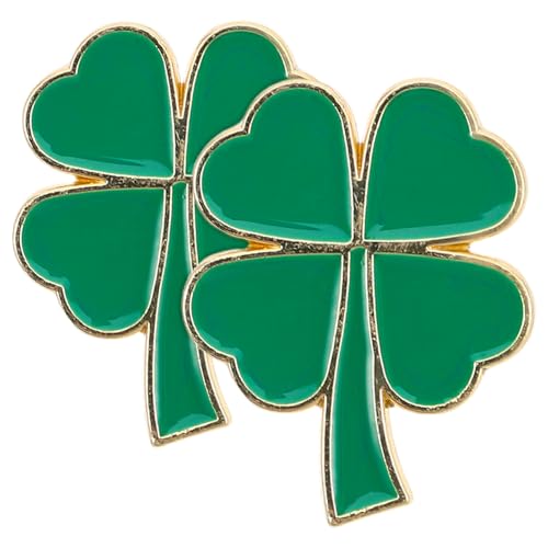LIGIGWASH 2stücke Kleeblatt Anstecknadel Brosche Für Damen Irische Shamrock Brosche Für Partys Feiertage Und Besondere Anlässe Symbol Des Glücks Freude LIGIGWASH 2stücke Kleeblatt Anstecknadel Brosche Für Damen Irische Shamrock Brosche Für Partys Feiertage Und Besondere Anlässe Symbol Des Glücks Freude von LIGIGWASH