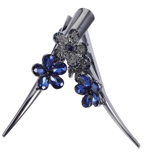 LIGIGWASH 2 Stück Haarspangen aus Legierungsmetall mit Funkelnden Strasssteinen Schlichte Blüten Haarpins für Hochzeit Braut und Brautjungfern Vielseitige Haarschmuck Accessoires von LIGIGWASH