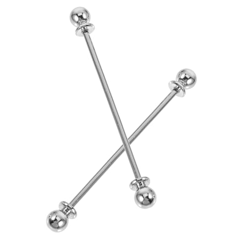 LIGIGWASH 2 Stück Herren Kragennadel aus Robustem Metall Klassische Anstecknadel für Hemdkragen und Krawatte Einfach zu Befestigen für Anzug und Formelle Anlässe Wie Hochzeit und Party von LIGIGWASH