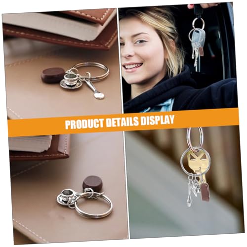 LIGIGWASH 2 Stück Mini Kaffee Schlüsselanhänger Set mit Kaffeebohnen Anhänger und Löffel Charm Niedlicher Becher Schlüsselring für Taschen Rucksack Praktischem Zubehör für Kaffeeliebhaber LIGIGWASH 2 Stück Mini Kaffee Schlüsselanhänger Set mit Kaffeebohnen Anhänger und Löffel Charm Niedlicher Becher Schlüsselring für Taschen Rucksack Praktischem Zubehör für Kaffeeliebhaber von LIGIGWASH