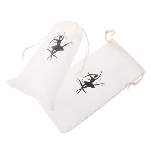 LIGIGWASH 2 Stück Teiliges Ballettschuh Beutel aus Weichem Satin Leichter Aufbewahrungsbeutel mit Kordelzug für Damen Kompakte Tanzschuh Taschen für Ballettschläppchen und von LIGIGWASH