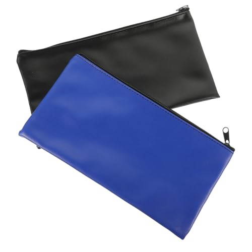 LIGIGWASH 2 Stück Teiliges Geldbeutel mit Reißverschluss Kompakte Reise Make Up und Skincare Tasche für Handtasche Leicht Stilvoll Glatt und Langlebig für Zuhause Arbeit und Unterwegs von LIGIGWASH